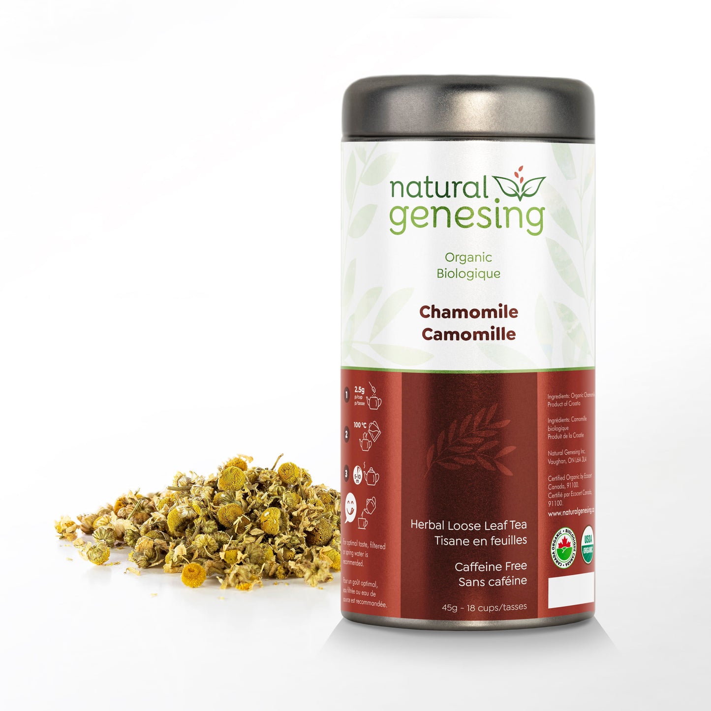 Organic Pure Chamomile Tea: Relaxing & Soothing Infusion