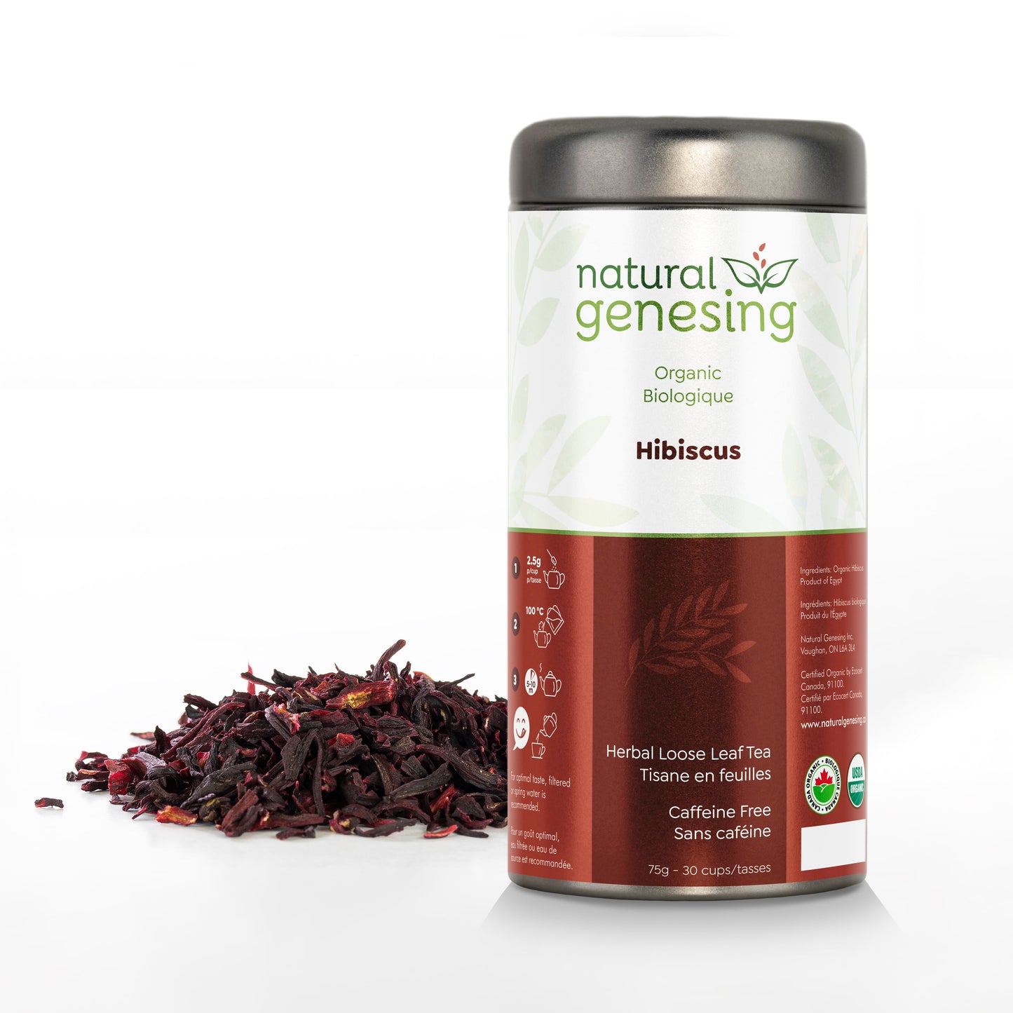Organic Hibiscus Tea: Rich in Vitamin C & Antioxidants