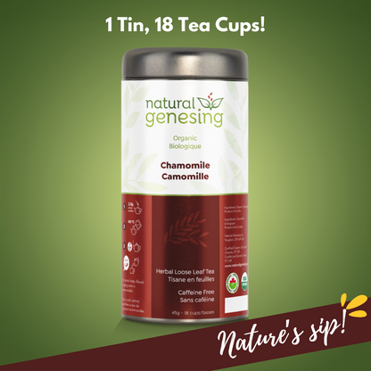 Organic Pure Chamomile Tea: Relaxing & Soothing Infusion